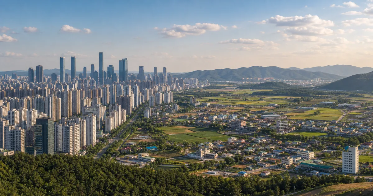 수도권과 지방 풍경